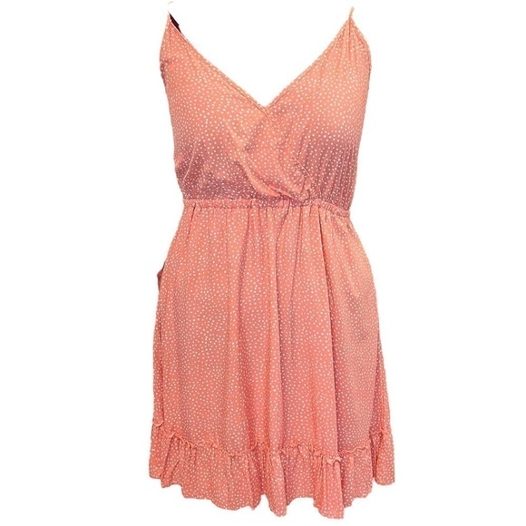 Amazon Polka Dot Pink Pop Over Dress - Picture 2 of 14